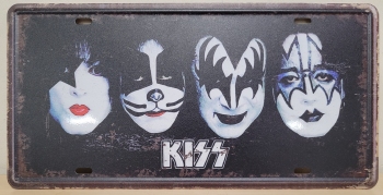 Kiss license plate