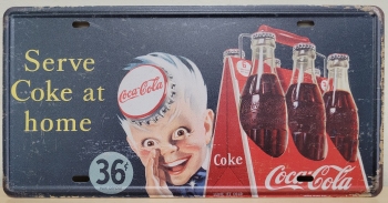 Coca Cola Mannetje Sprite Boy  License plate