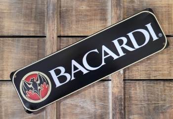 Bacardi reclamebord metaal