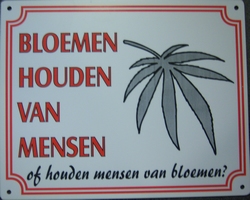 Bloemen houden van mensen